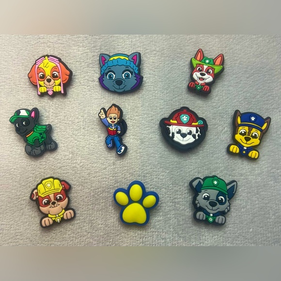 31 pezzi PawPatrol Shoe Charms per zoccoli Croc Chase Marshall Rubble